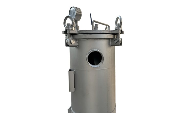 single bag filter housing