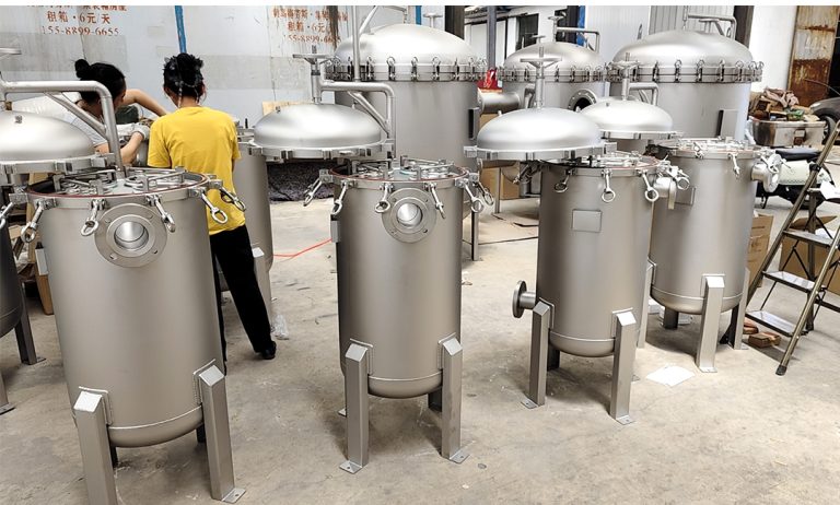 duplex bag filter housing